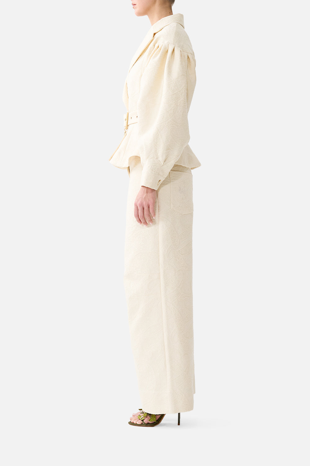 The CAMILLA COLLARED JACKET WITH BELT MIDSUMMER MASTERPIECE