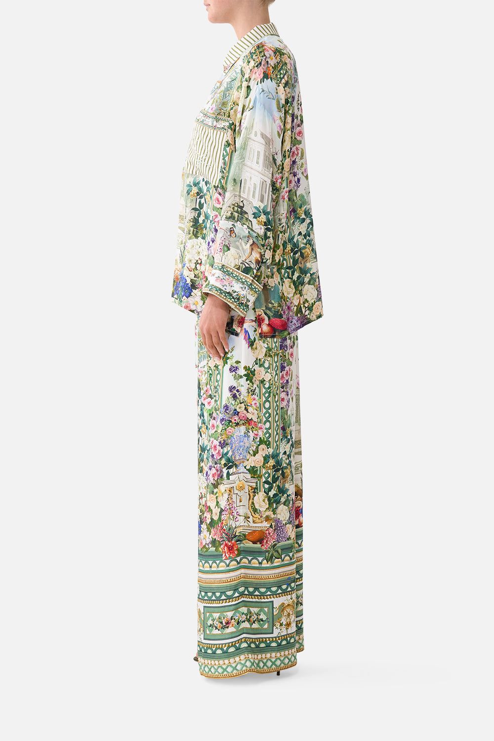 The CAMILLA RELAXED COLLARED SHIRT WITH POCKET ART FOR THE EMPRESS