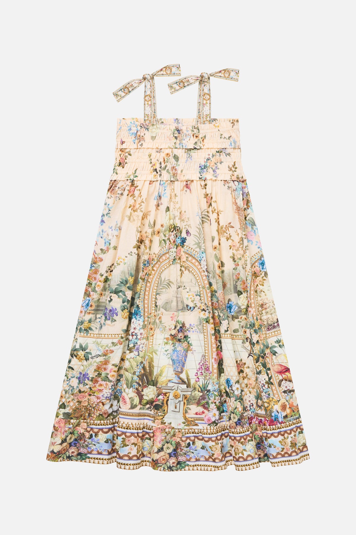 The CAMILLA KIDS SHIRRED MAXI DRESS W TIE SHOULDER MIDSUMMER MASTERPIECEMIDSUMMER MASTERPIECE