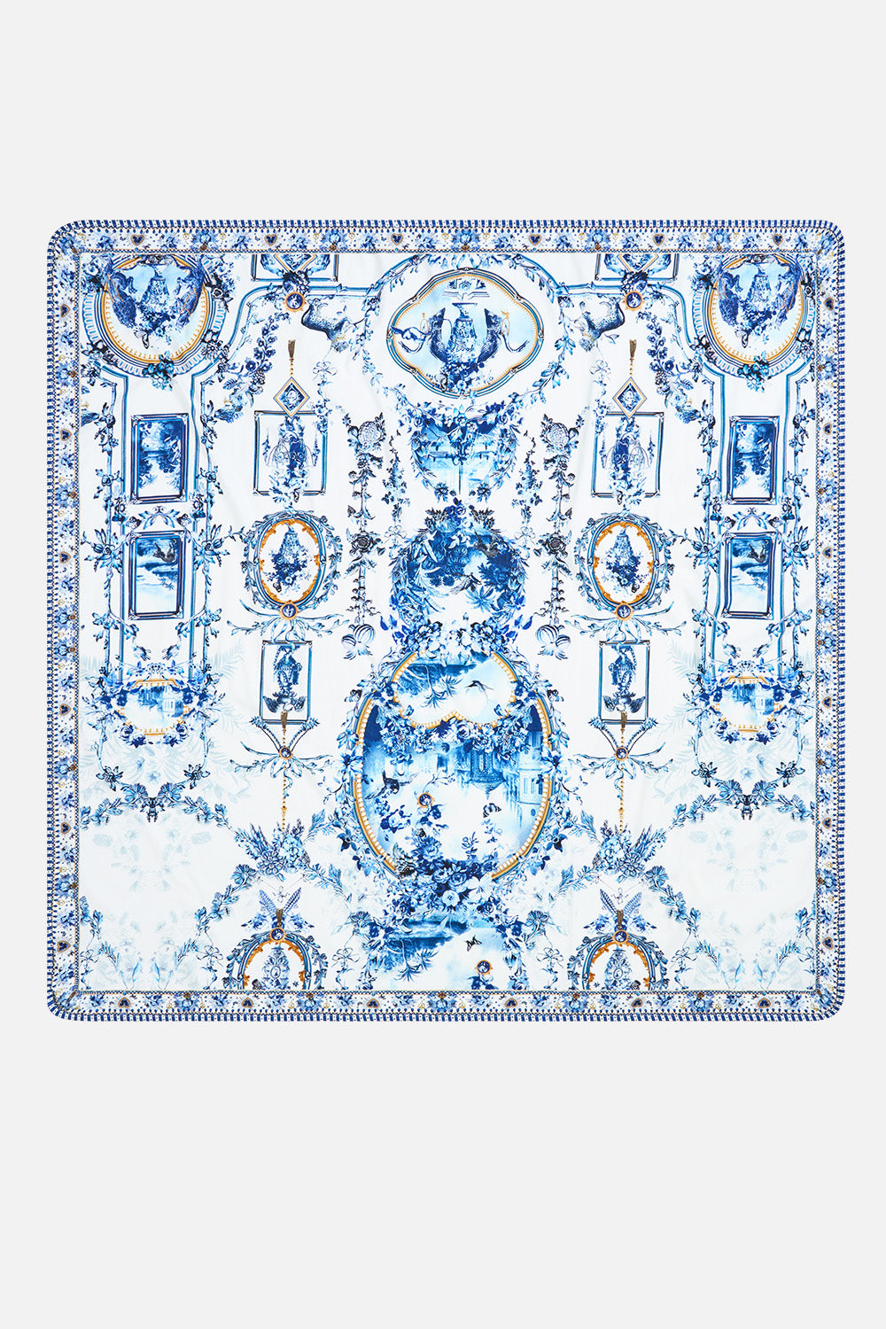 The CAMILLA BABIES SQUARE BLANKET THE PORCELAIN PARLOURTHE PORCELAIN PARLOUR