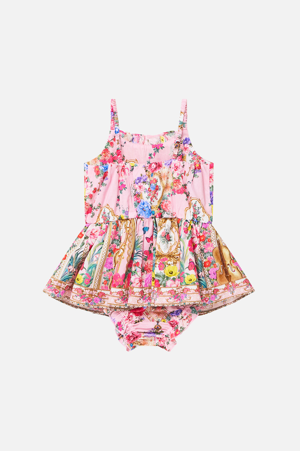 The CAMILLA BABIES JUMP DRESS WITH FRILL NECK SHE’S NO WALLFLOWER
