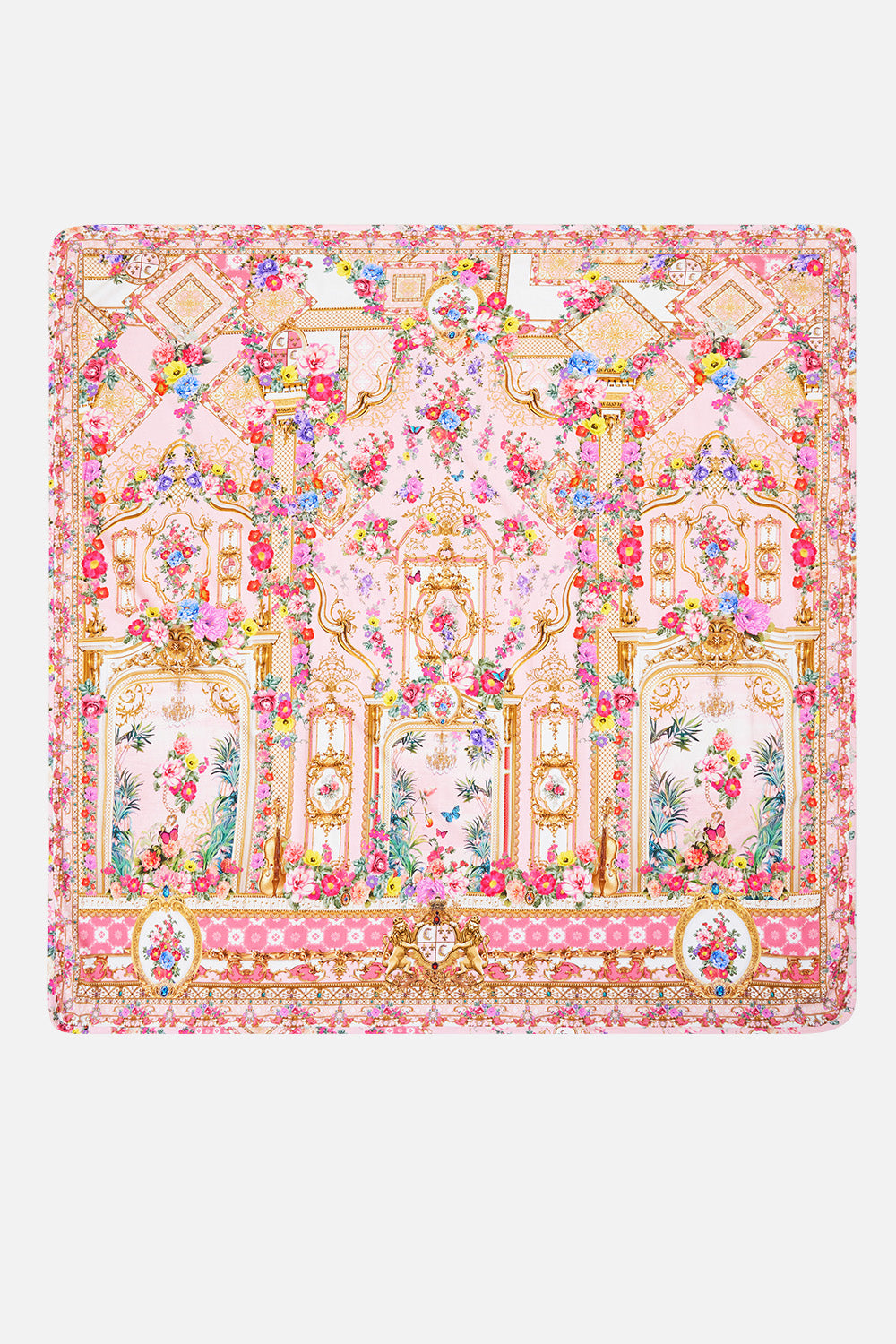 The CAMILLA BABIES SQUARE BLANKET SHE’S NO WALLFLOWERSHE’S NO WALLFLOWER