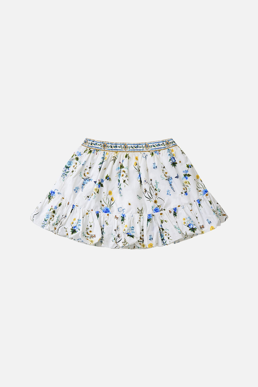 The CAMILLA KIDS SHORT BUBBLE SKIRT DANDELION SKIESDANDELION SKIES