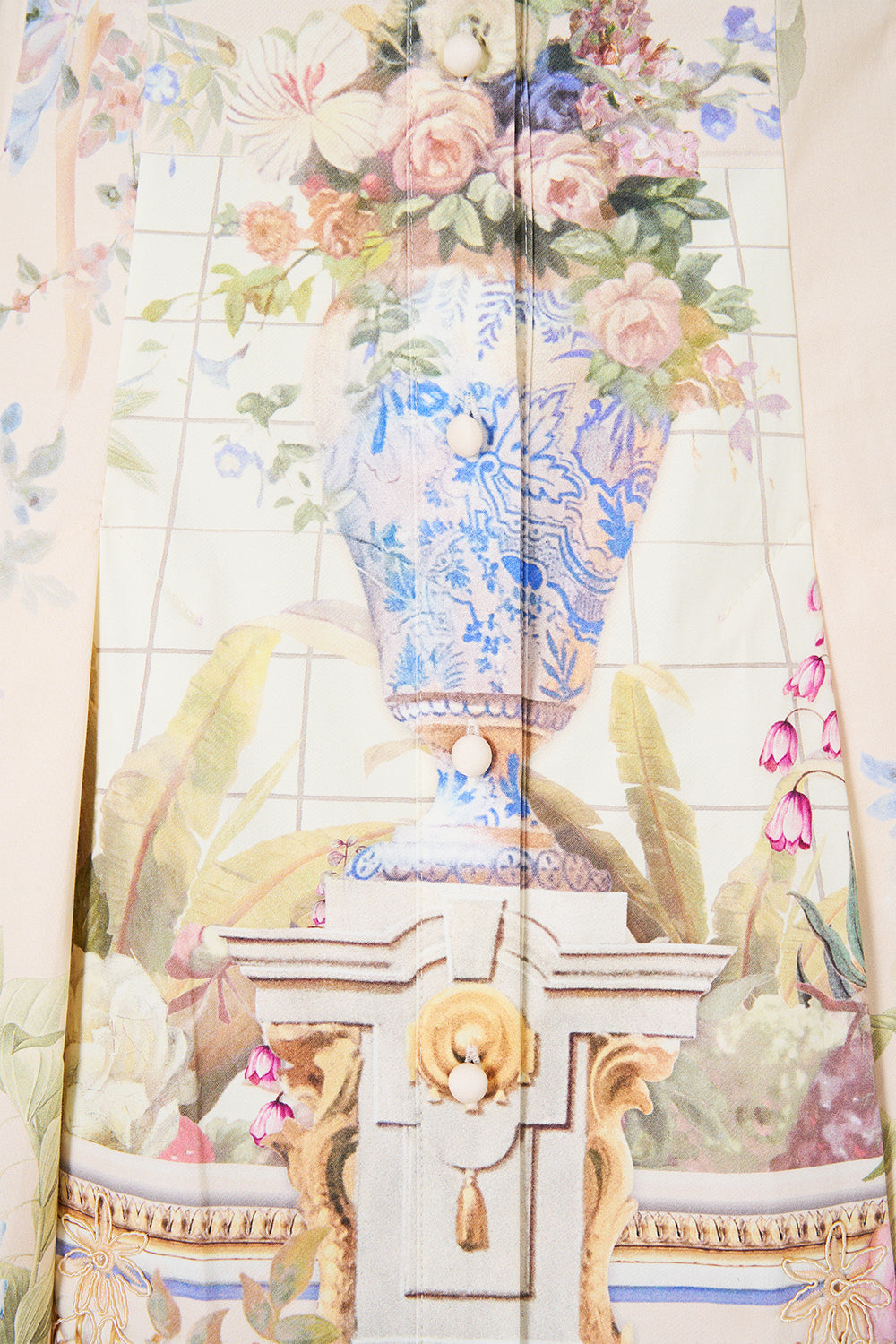 The CAMILLA SHORT BUTTON FRONT SHIRT DRESS MIDSUMMER MASTERPIECE
