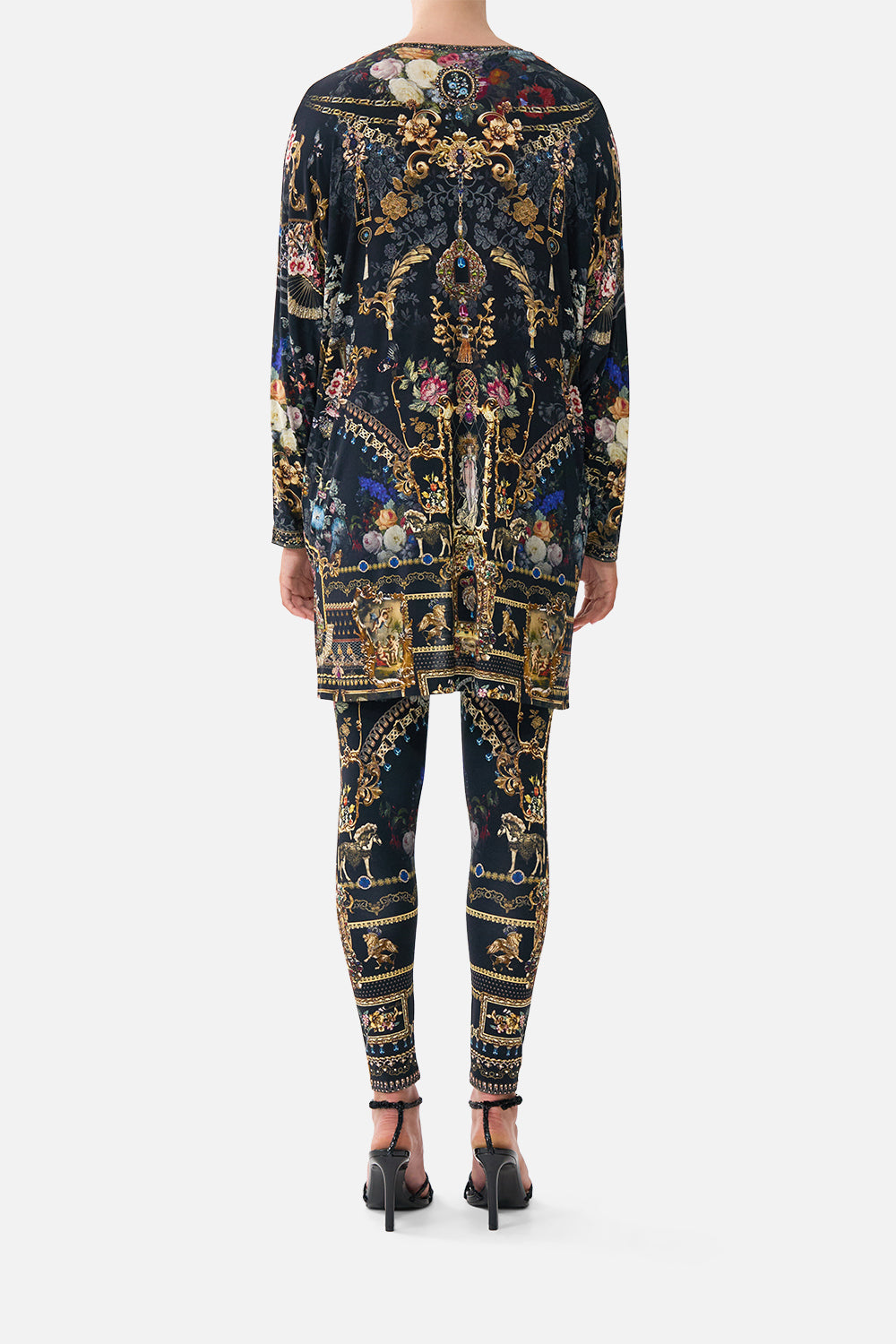 The CAMILLA LEGGINGS NIGHT GARDEN