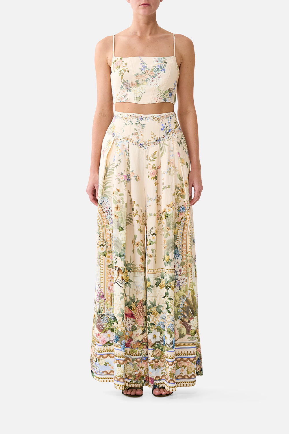 The CAMILLA CORSET WAIST WIDE LEG PANT MIDSUMMER MASTERPIECEMIDSUMMER MASTERPIECE