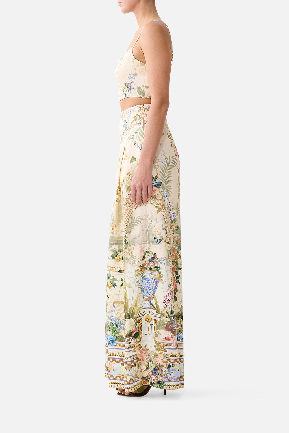 The CAMILLA CORSET WAIST WIDE LEG PANT MIDSUMMER MASTERPIECE
