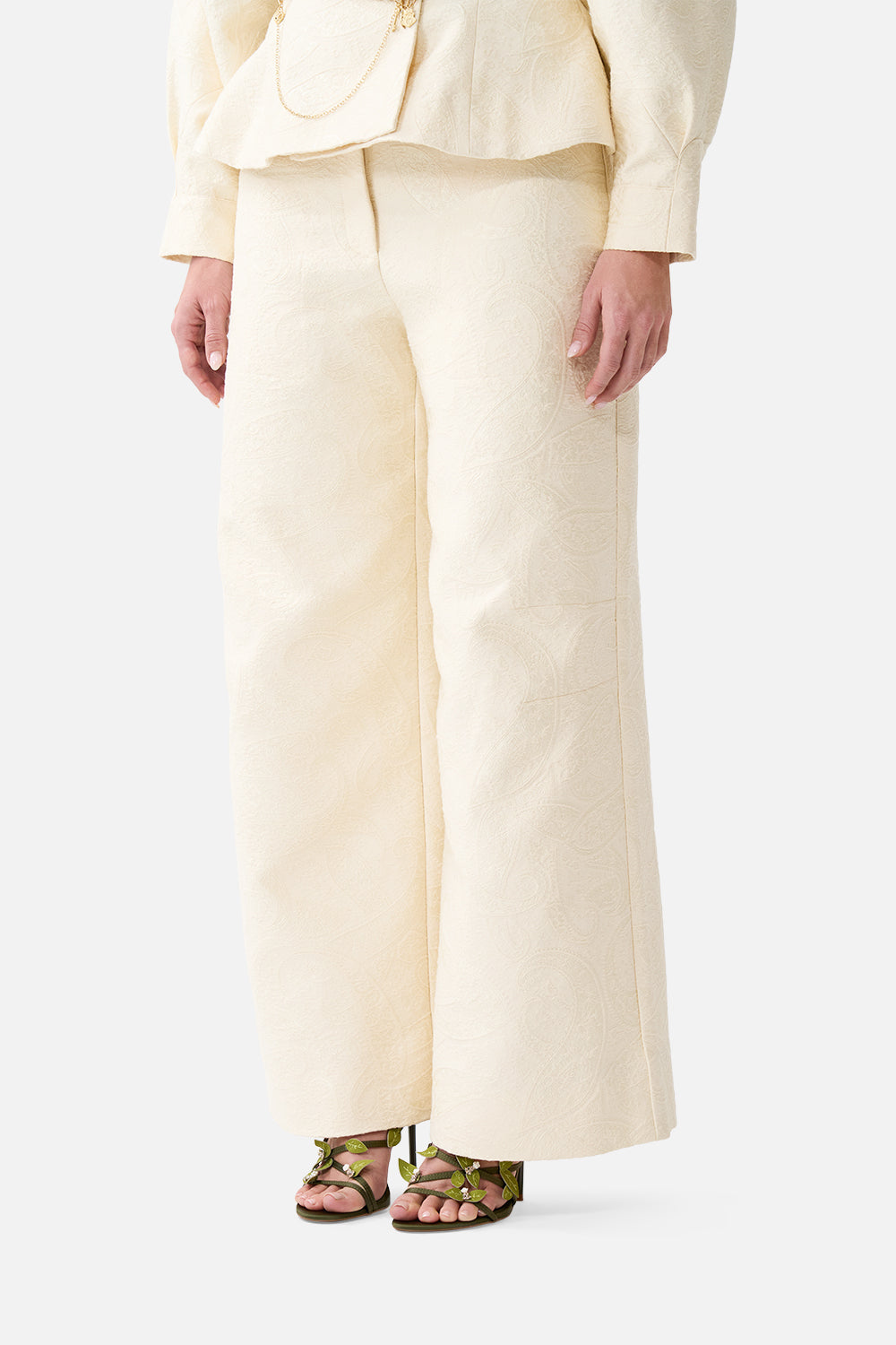 The CAMILLA RELAXED TROUSER WITH BACK YOKE MIDSUMMER MASTERPIECE