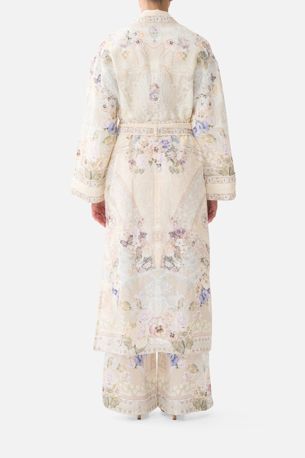 DUSTER COAT LACED WITH LOVE