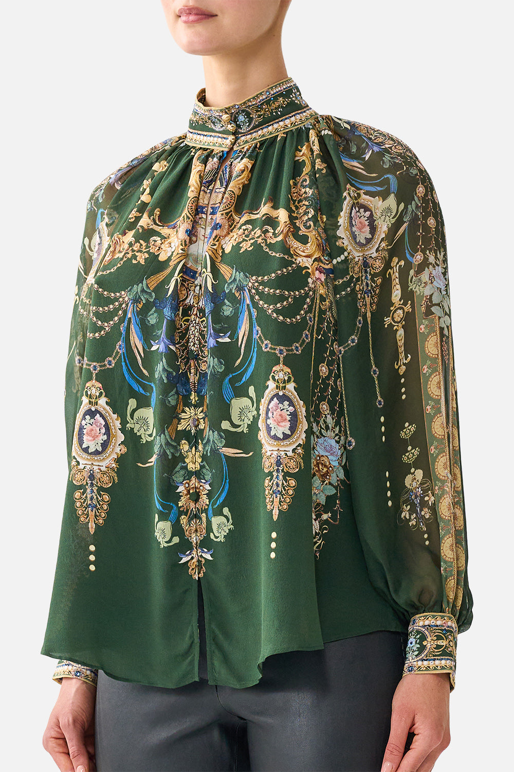 RAGLAN BUTTON UP SHIRT THE SECESSION SESSIONS