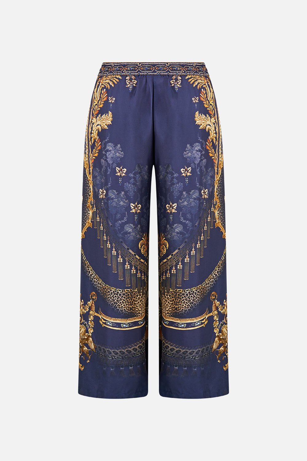 STRAIGHT LEG PANT CLOAKED IN BAROQUE