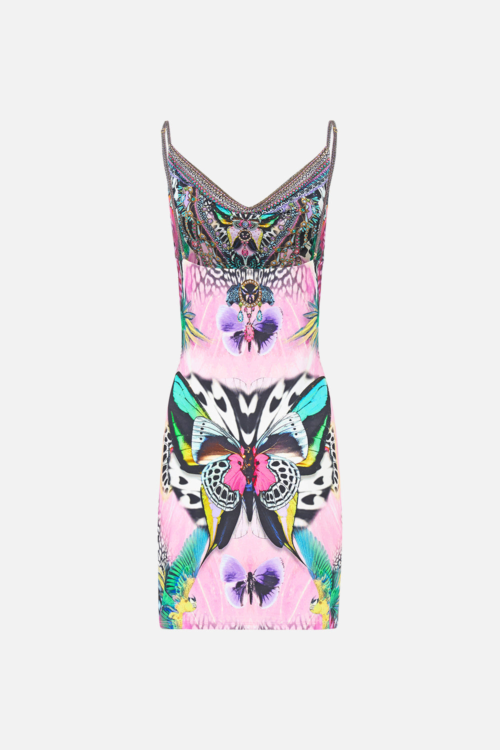 The CAMILLA DRAPE JERSEY MINI DRESS MILLAMORPHOSIS