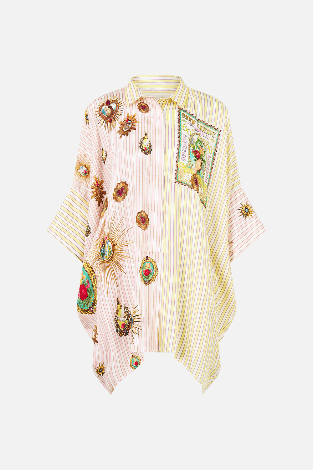 The CAMILLA BATWING SHIRT PAINTED PRAYERS