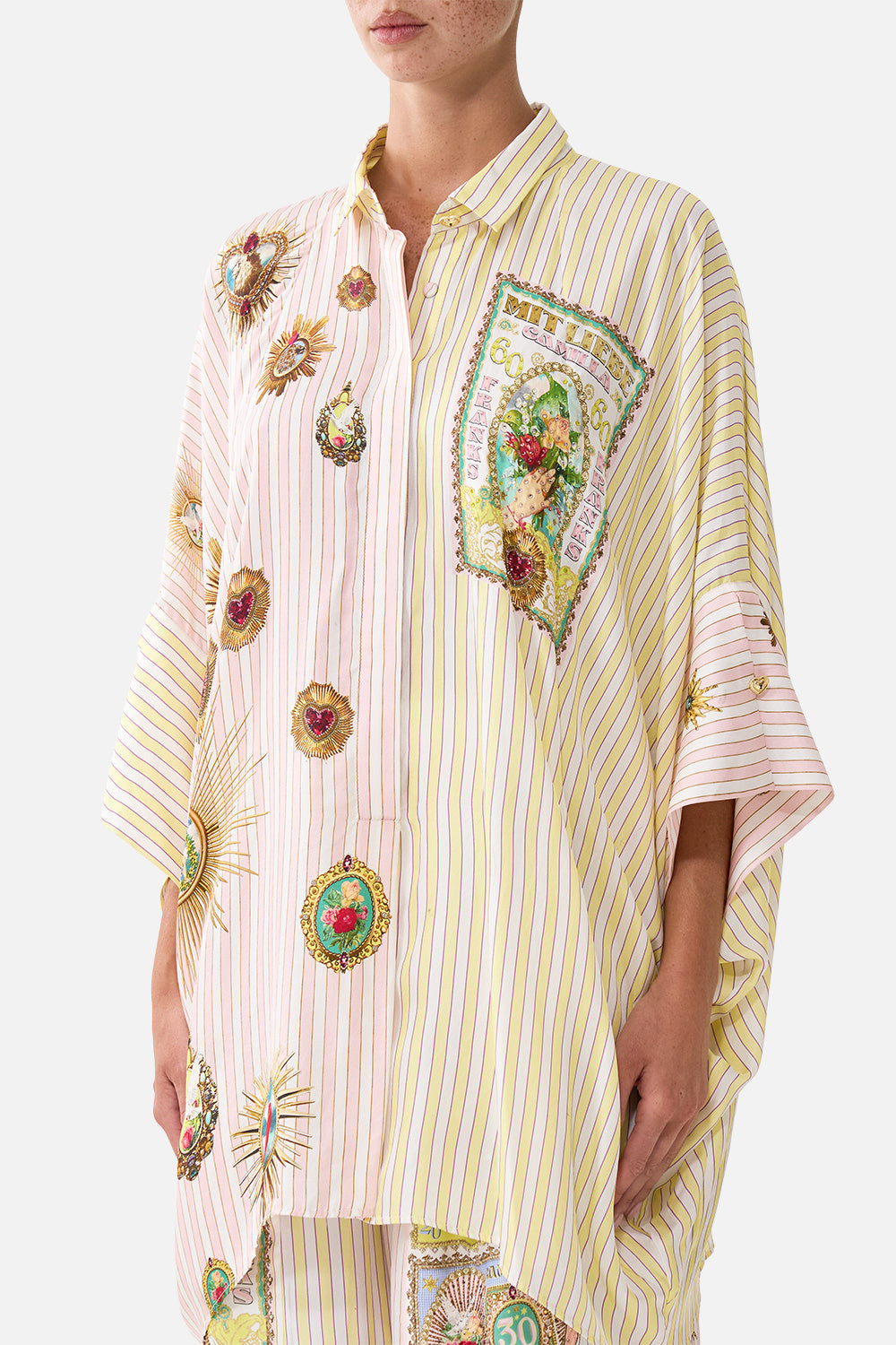 The CAMILLA BATWING SHIRT PAINTED PRAYERS