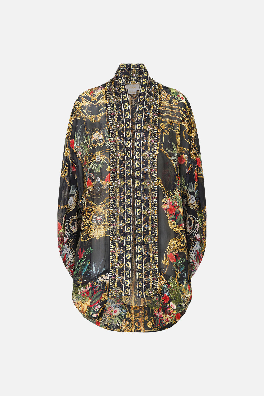 OPEN FRONT CARDI CAPE PALACE ZOOLOGY