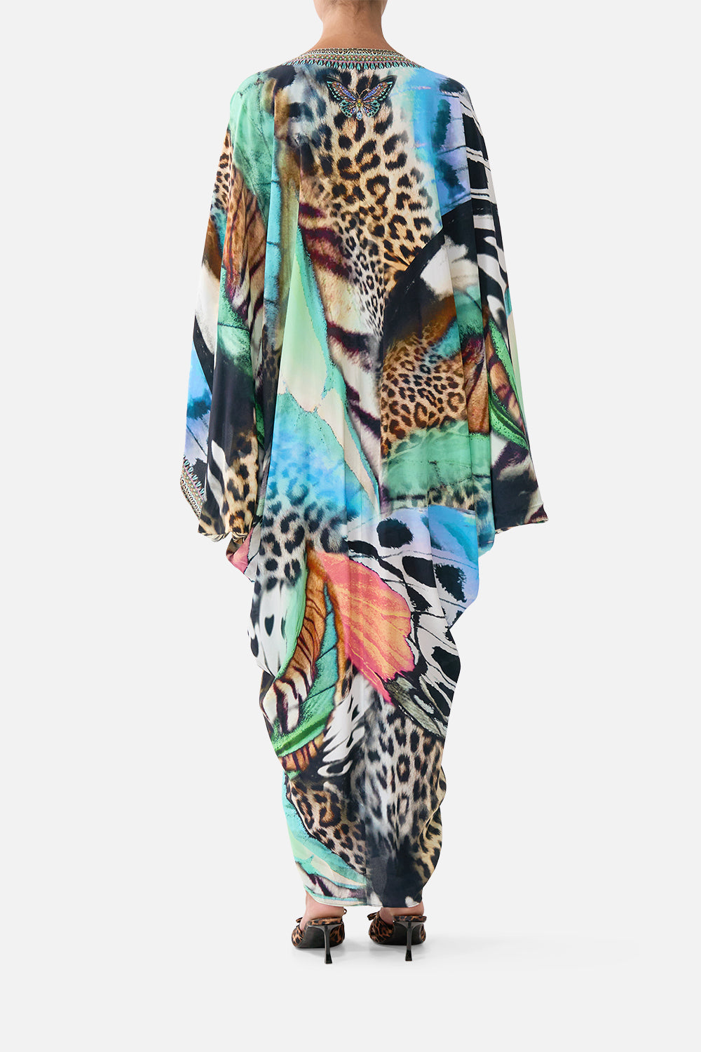 The CAMILLA T SHAPE LONG KAFTAN BUTTERFLY BOHEMIA