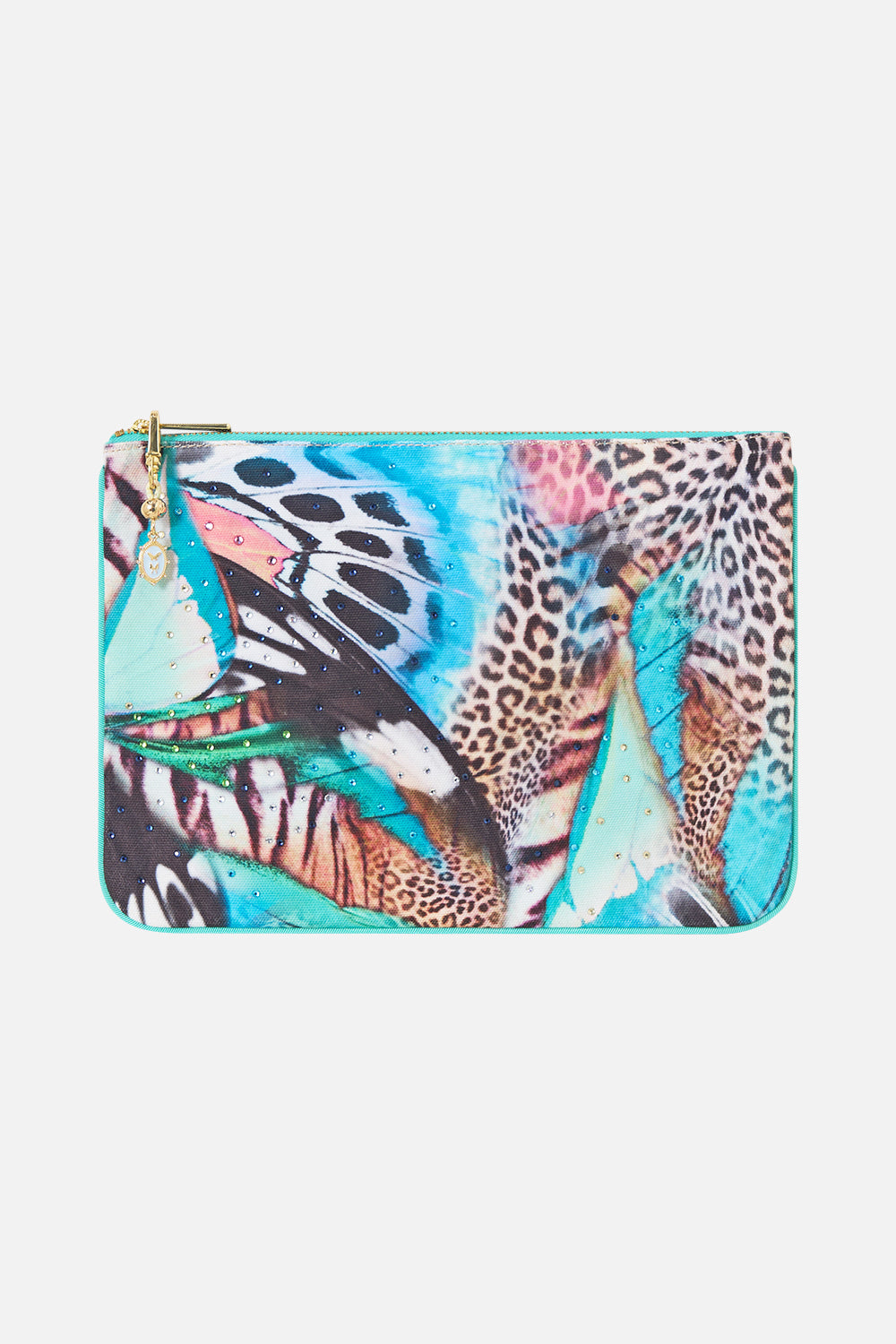 SMALL CANVAS CLUTCH BUTTERFLY BOHEMIA