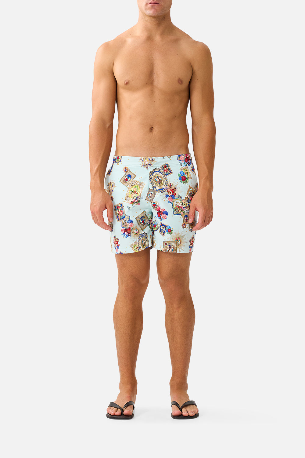 MID LENGTH BOARDSHORT WITH FIXED WAIST VERSES IN VINTAGE