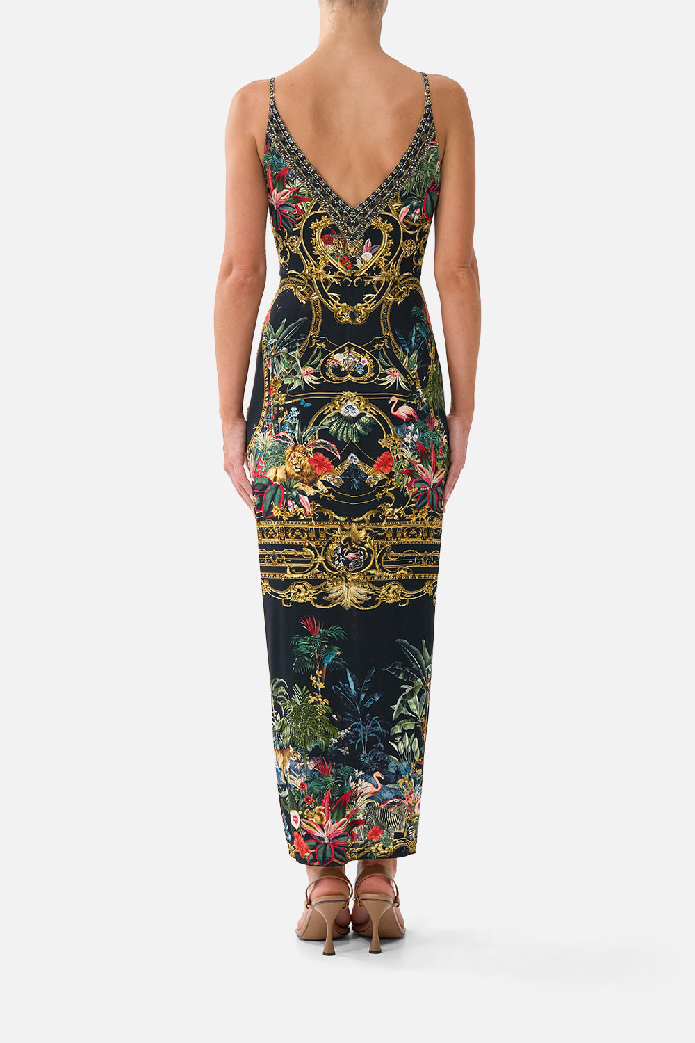 STRAPPY DRESS WITH TWIST FRONT PALACE ZOOLOGY