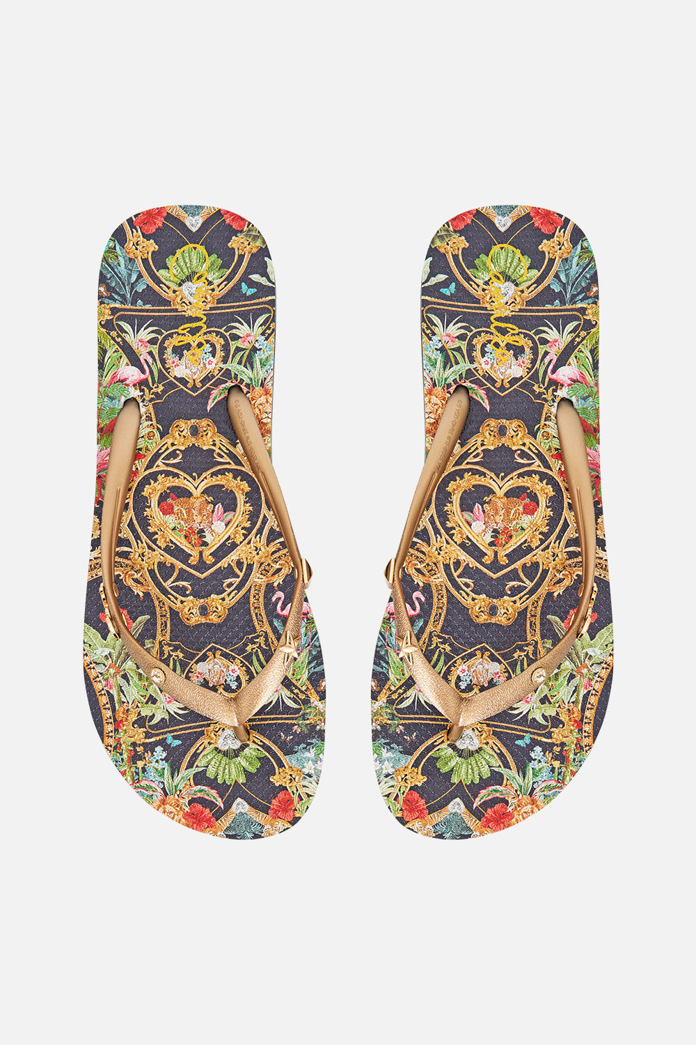 The CAMILLA THONGS PALACE ZOOLOGY in our  print.