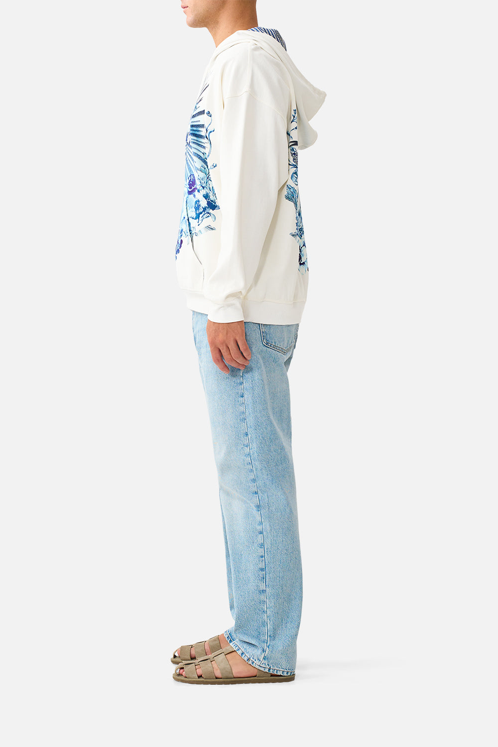 RELAXED FIT OVERSIZED HOODIE W KANGA POCKET THE PORCELAIN PARLOUR