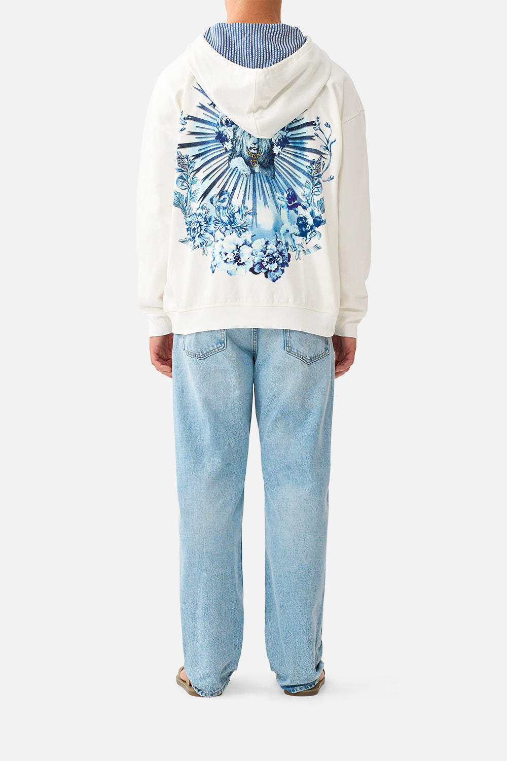 RELAXED FIT OVERSIZED HOODIE W KANGA POCKET THE PORCELAIN PARLOUR