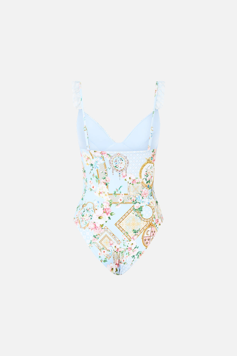 FRILL TRI ONE PIECE W PIN TUCKS SISI SOCIETY
