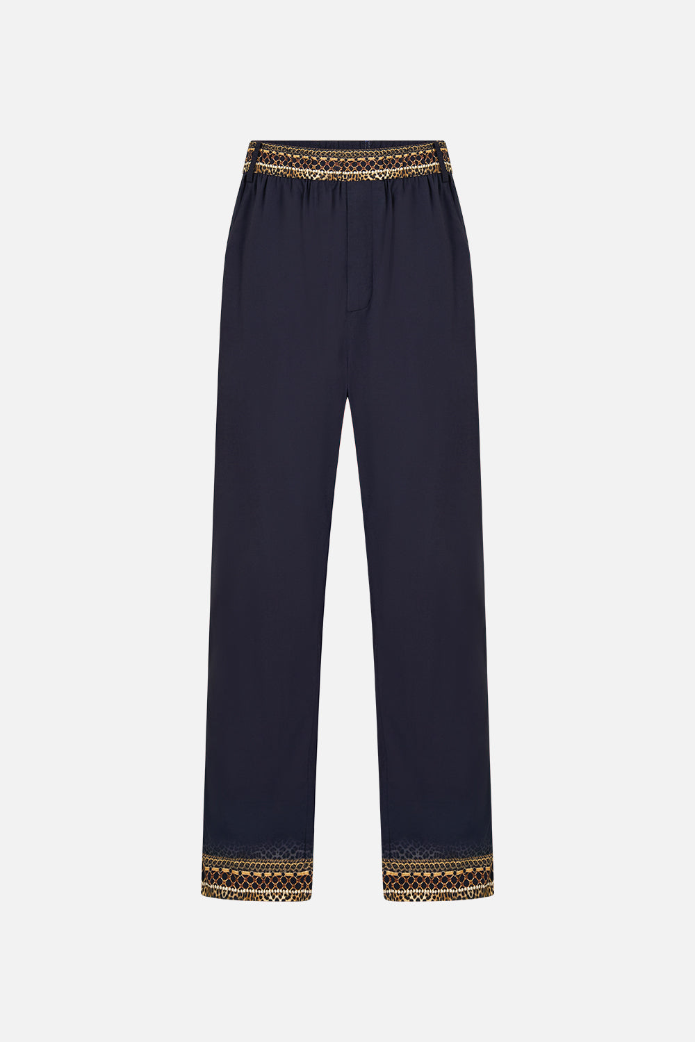 TAPERED ELASTICATED LOUNGE PANT CLOAKED IN BAROQUE