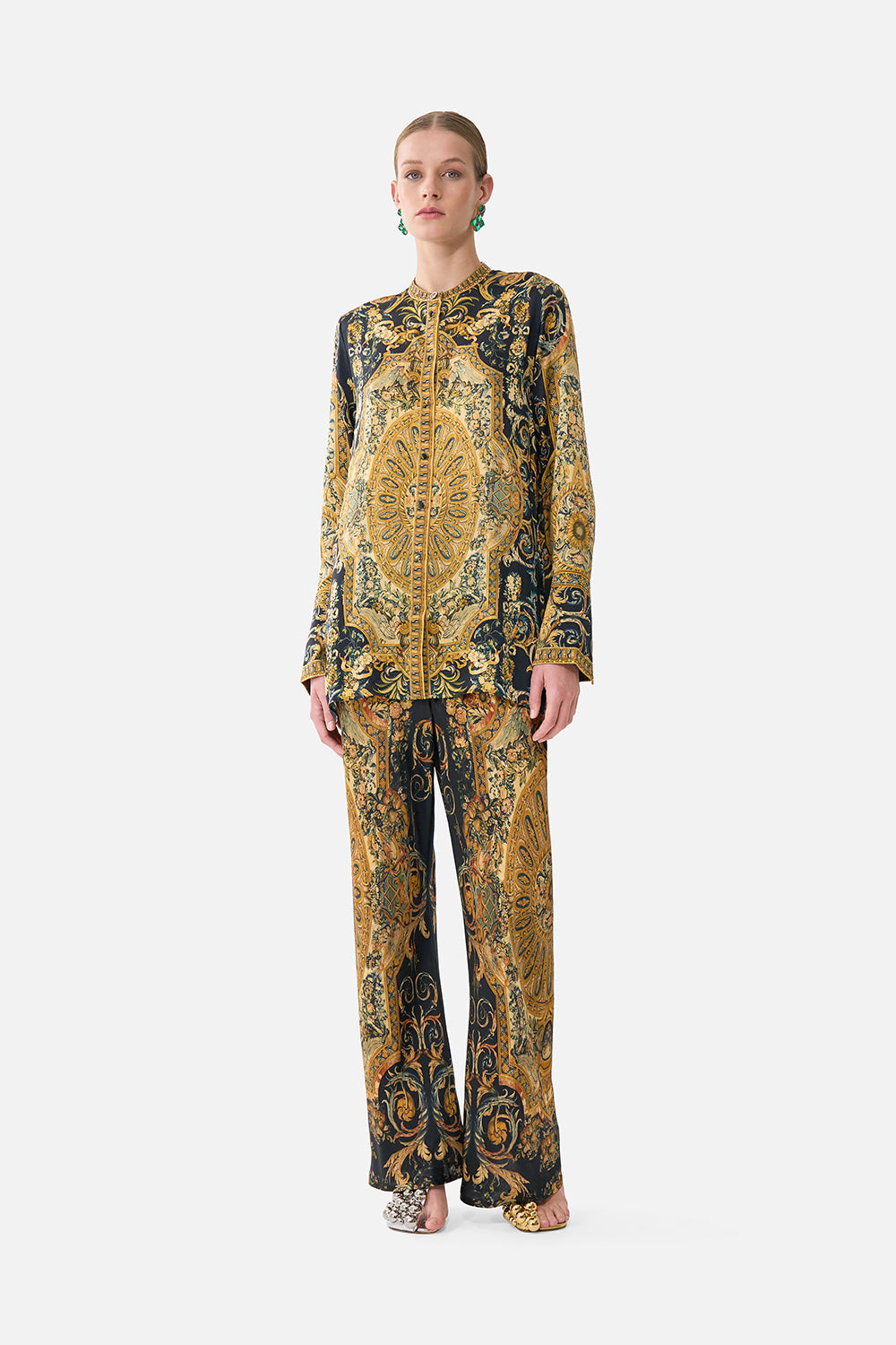 BIAS CUT DRAWSTRING PANT MUSEUM MEMOIRS