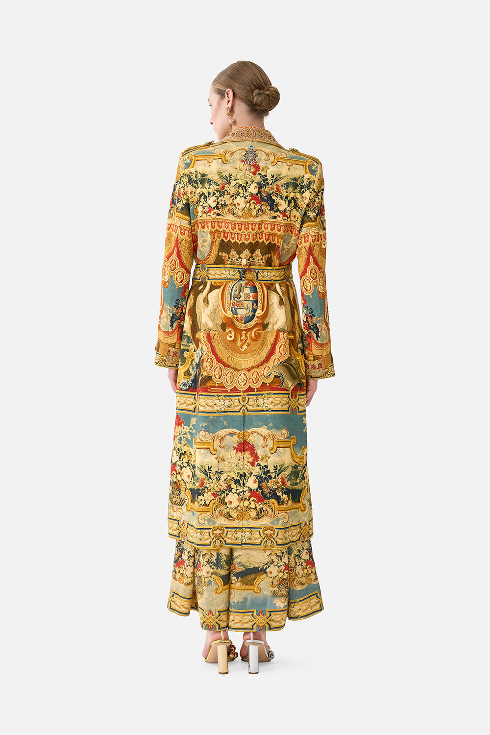 The CAMILLA Trench Coat in our Lifeís Rich Tapestry print.