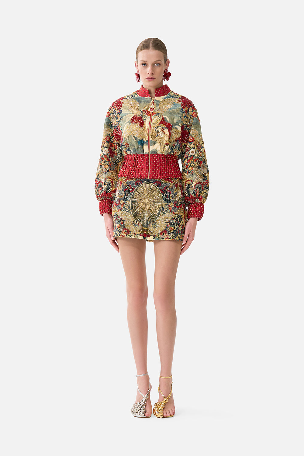 CROPPED BOMBER JACKET MEET ME AT THE MET