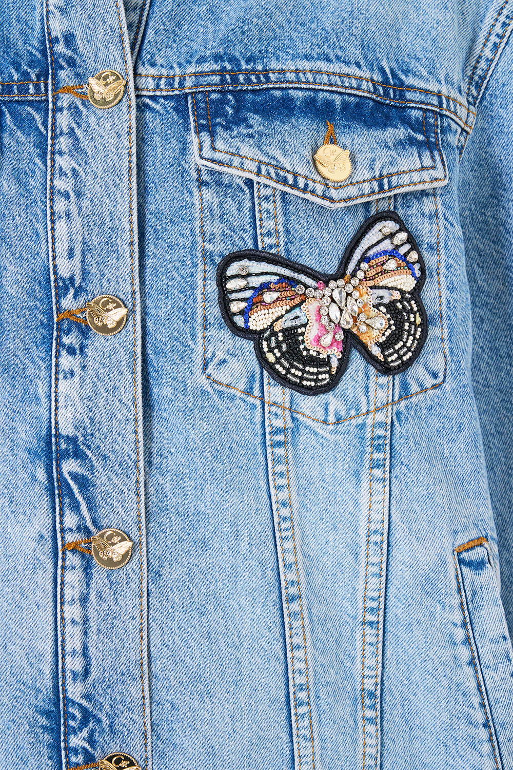 The CAMILLA MILLA RELAXED DENIM JACKET DENIM