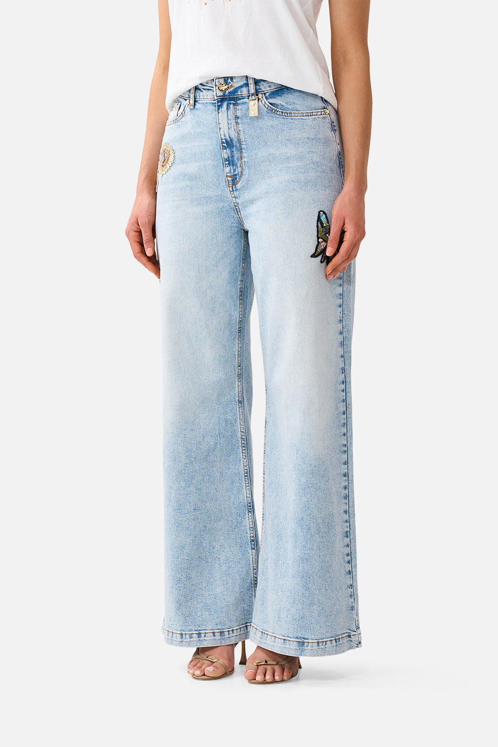 The CAMILLA JENNA HIGH WAISTED FLARE DENIM