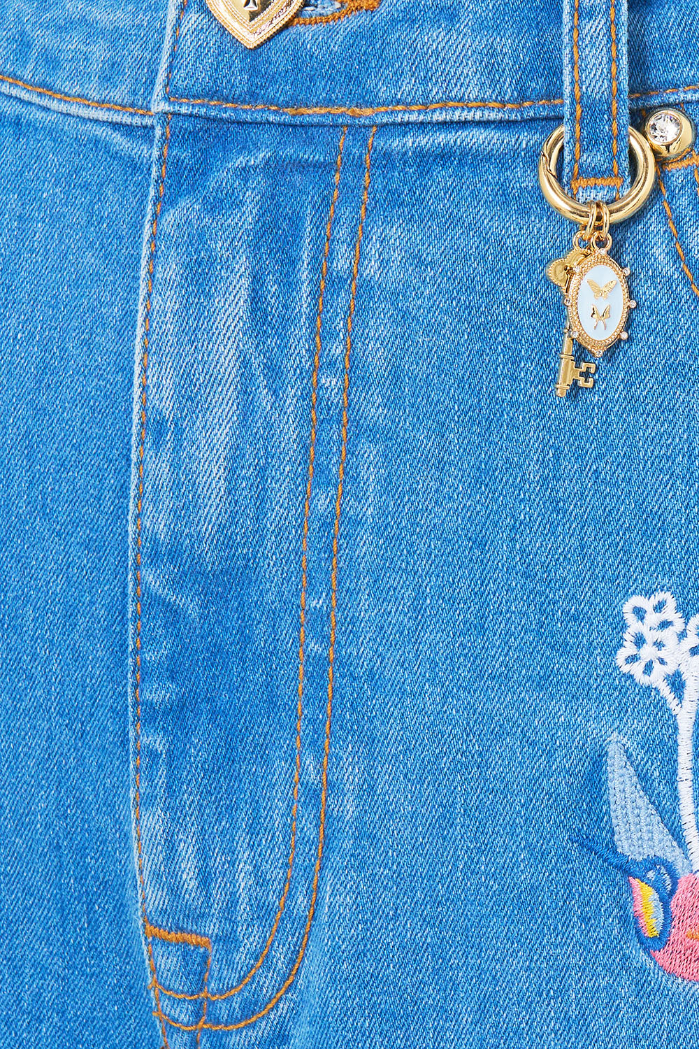 The CAMILLA JENNA HIGH WAISTED FLARE DENIM in our  print.