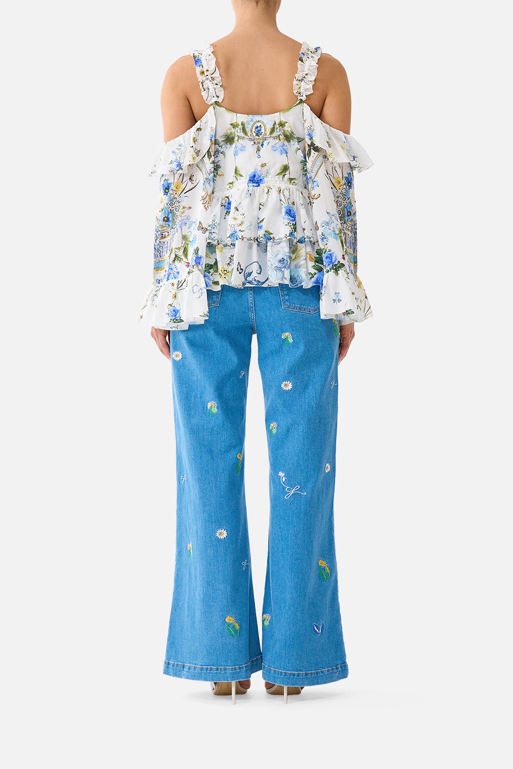 The CAMILLA JENNA HIGH WAISTED FLARE DENIM
