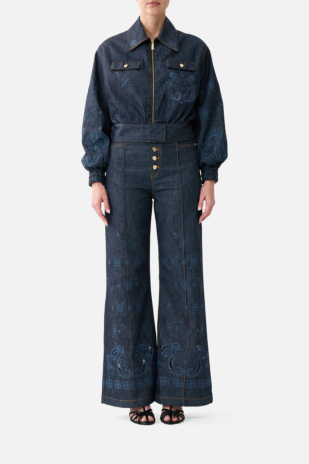 The CAMILLA JENNA HIGH WAISTED FLARE DENIMDENIM
