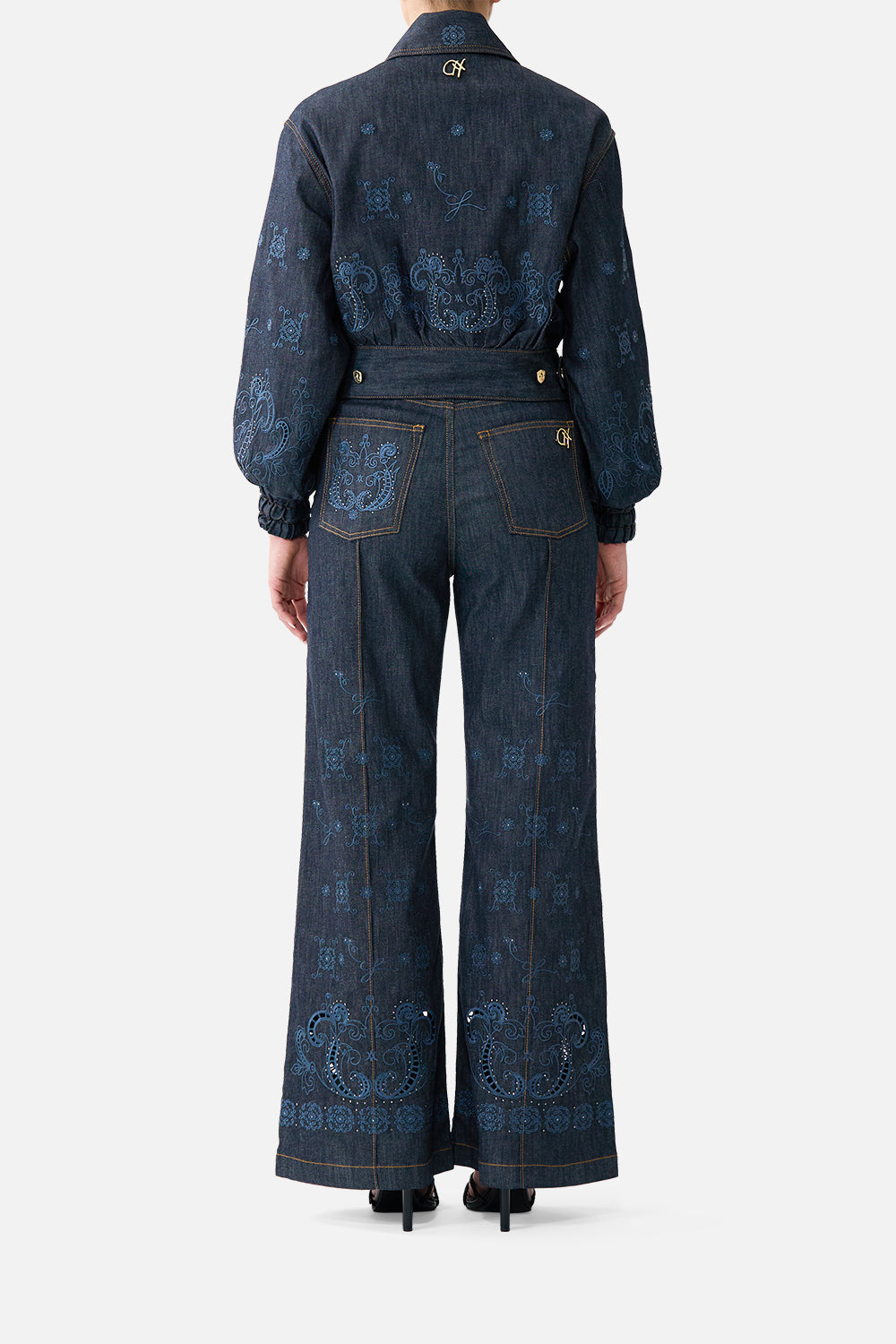 The CAMILLA JENNA HIGH WAISTED FLARE DENIM
