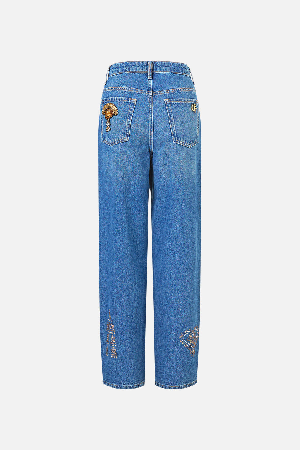 The CAMILLA MILLA GIRLFRIEND JEAN DENIM in our  print.