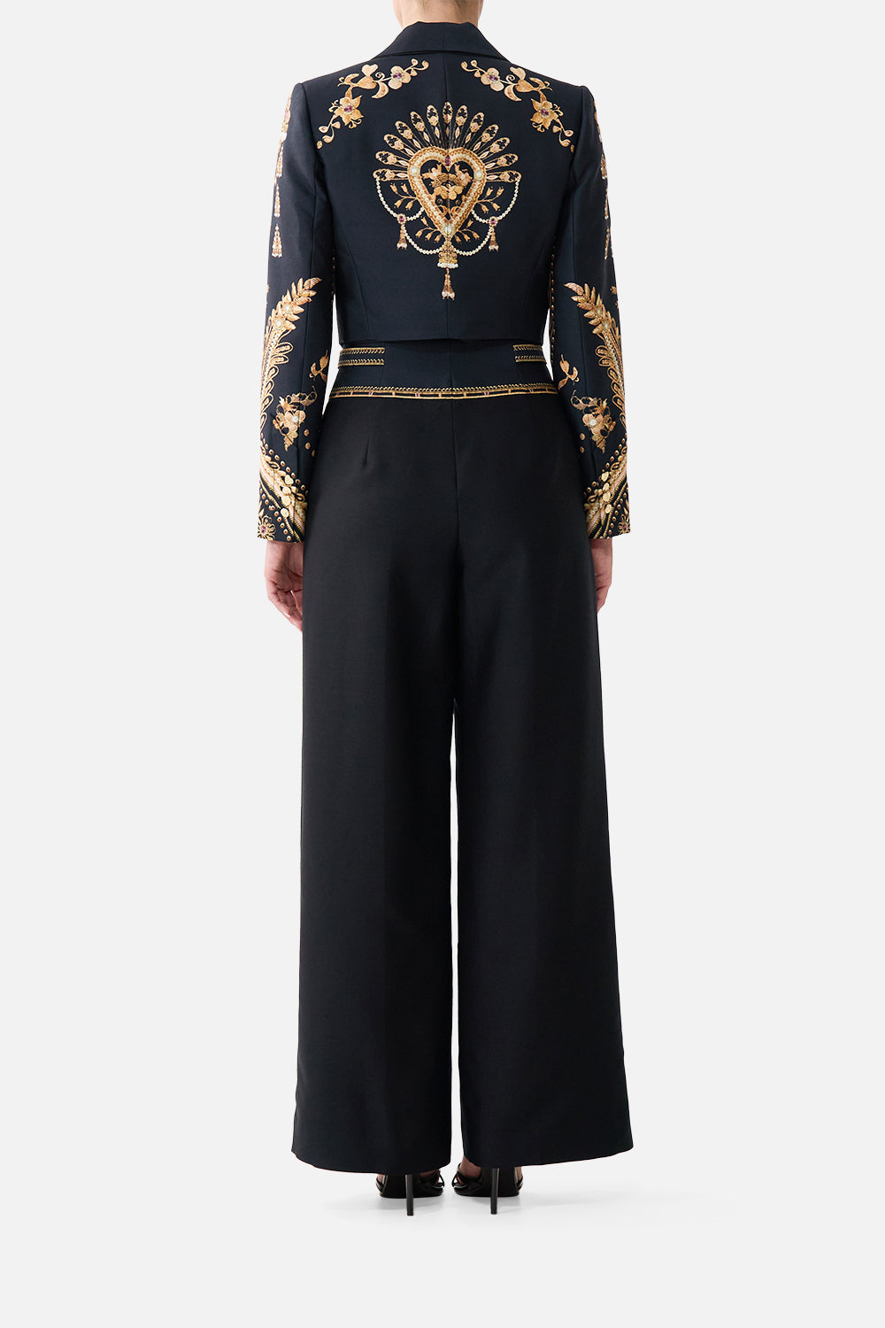 TAILORED PANT WITH WAIST BUTTON DETAIL TAURUS RISING