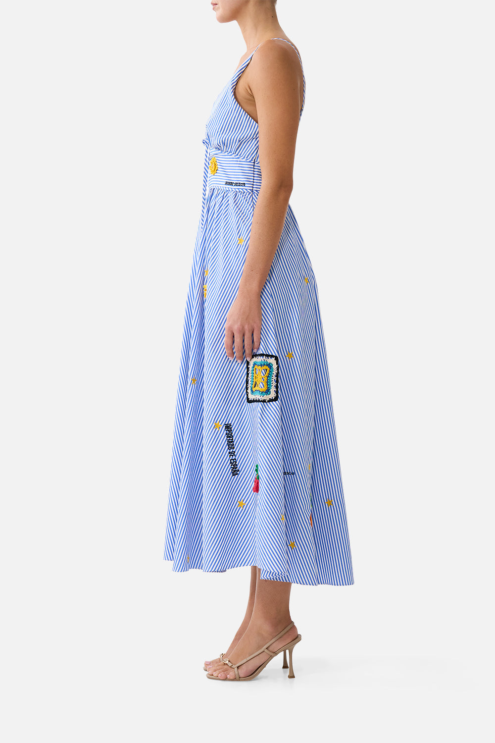 WAISTBAND DRESS WITH TIE DETAIL MAGIC OF THE MERCADO