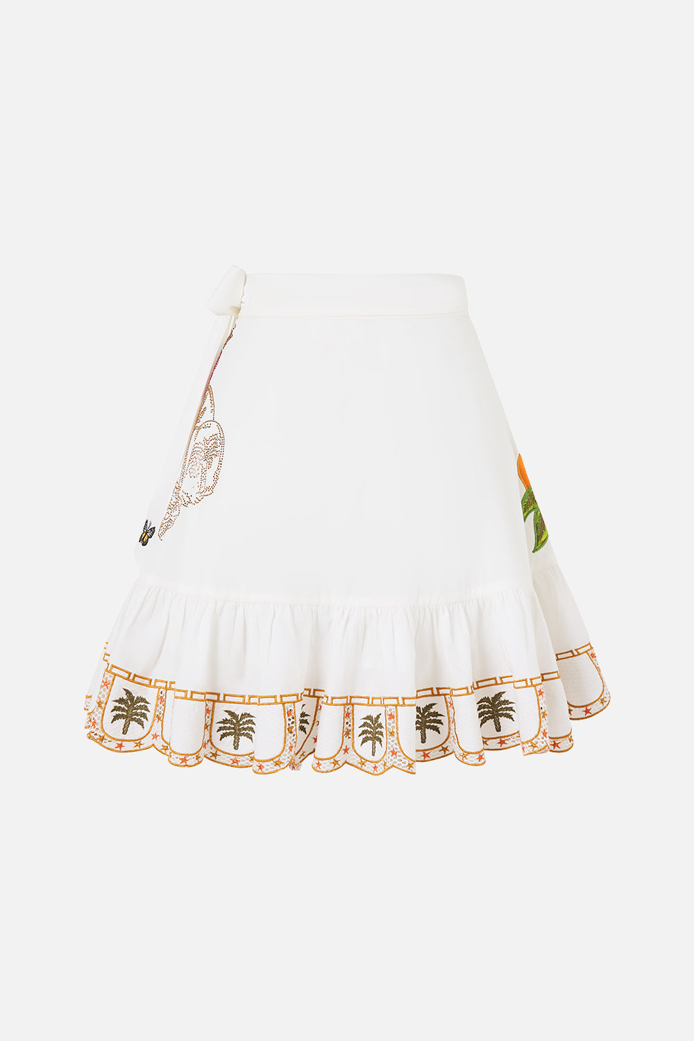 RUFFLE HEM WRAP SKIRT VA VA VINTAGE