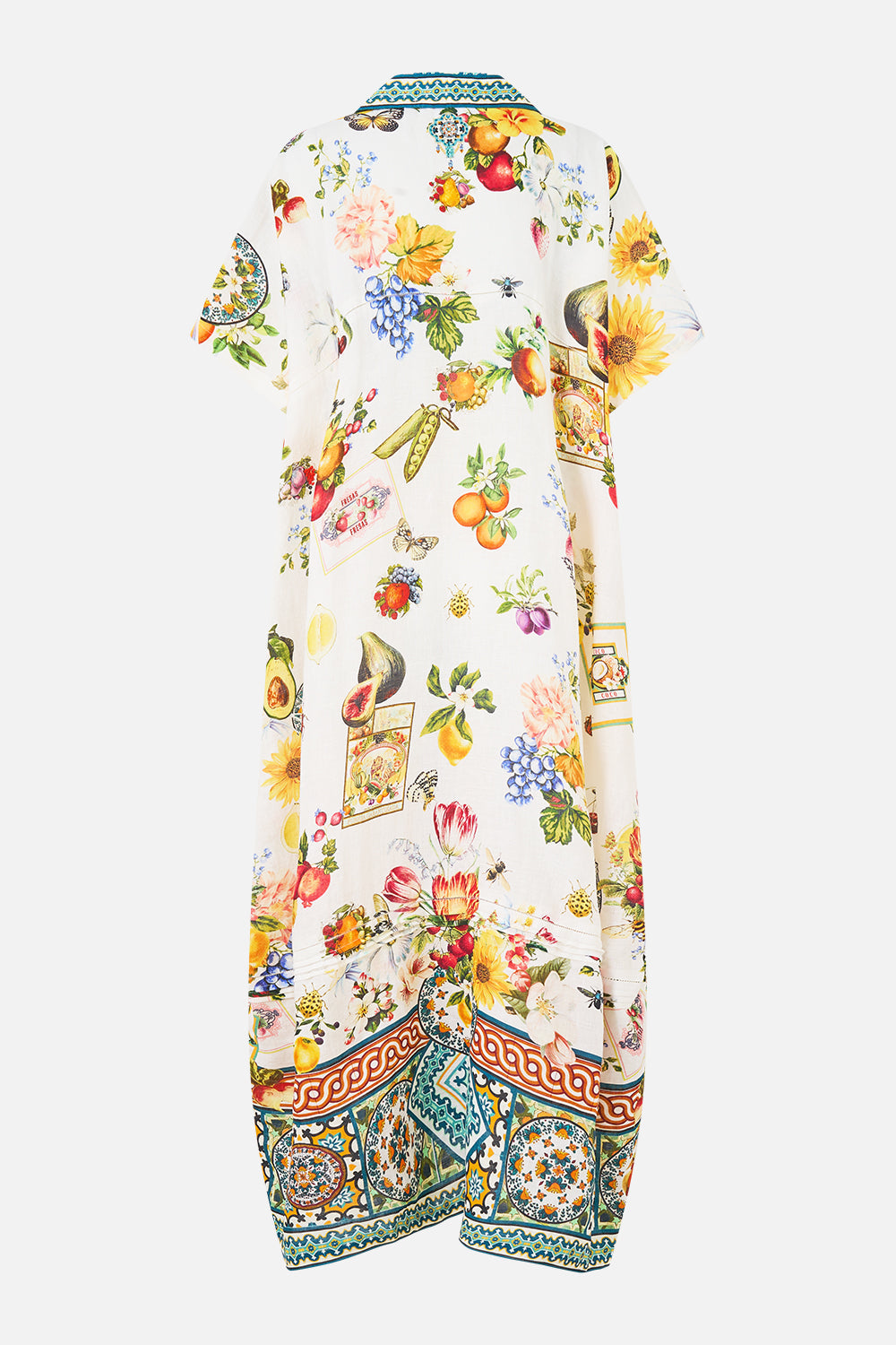 COLLARED KAFTAN WITH FRONT PLEAT DETAIL MAGIC OF THE MERCADO
