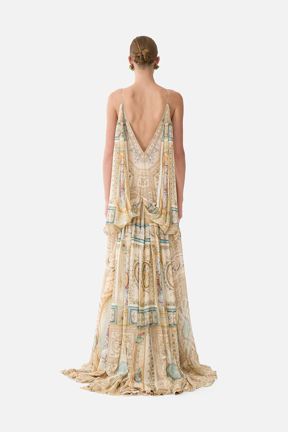 GOWN WITH DRAPED OPEN BACK A BELOVED BOUDOIR