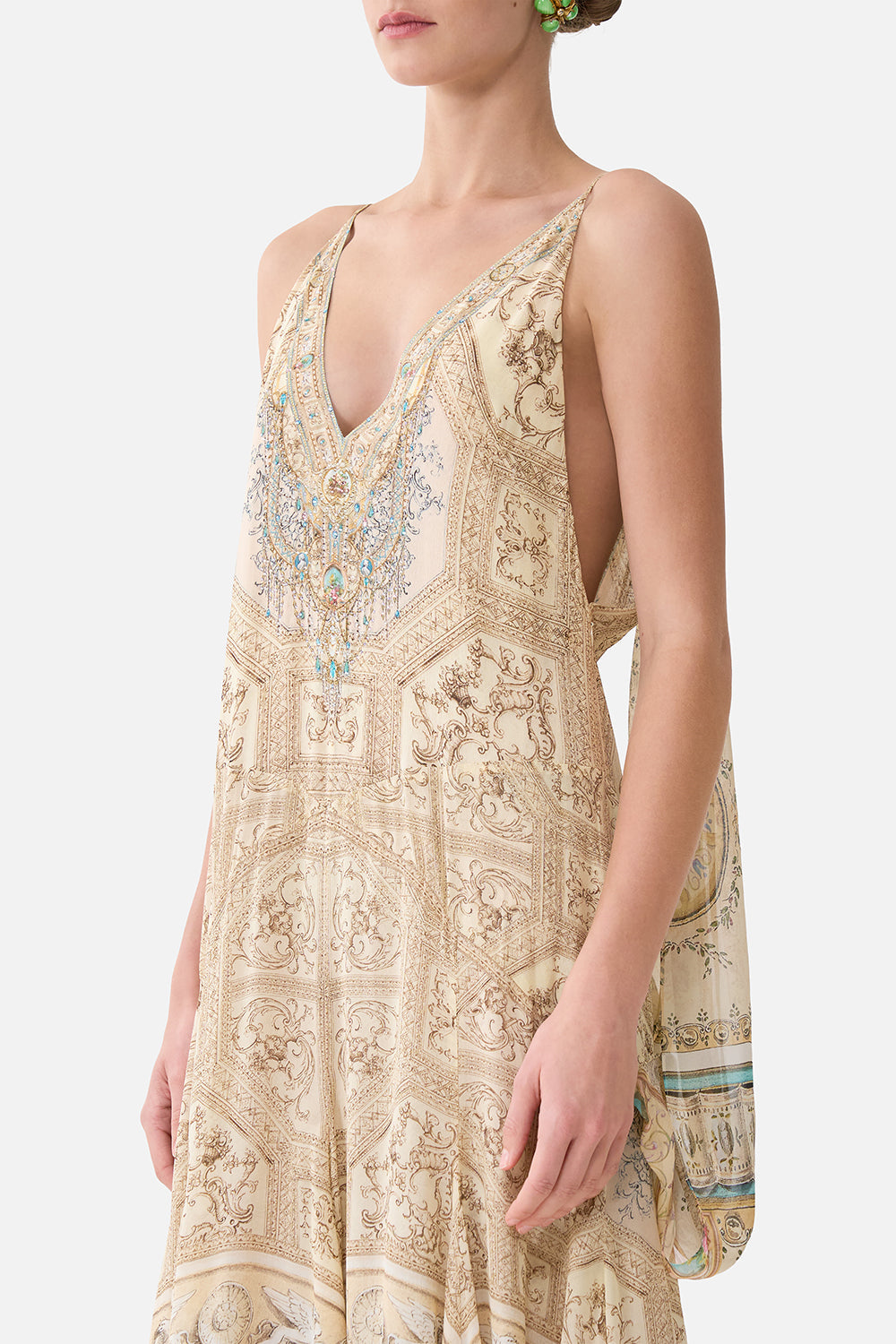GOWN WITH DRAPED OPEN BACK A BELOVED BOUDOIR