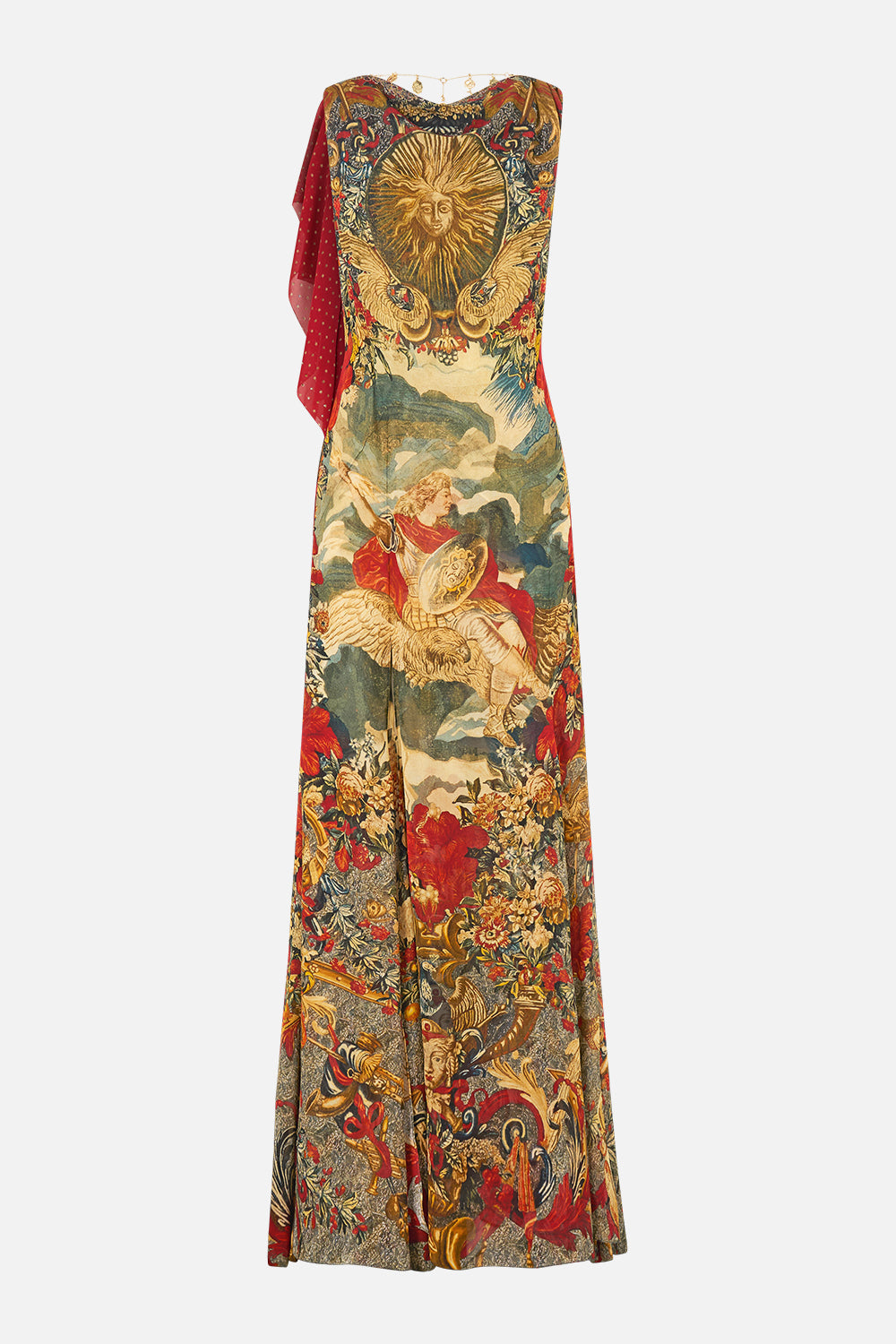 OPEN BACK GOWN WITH FRONT SPLIT MEET ME AT THE MET
