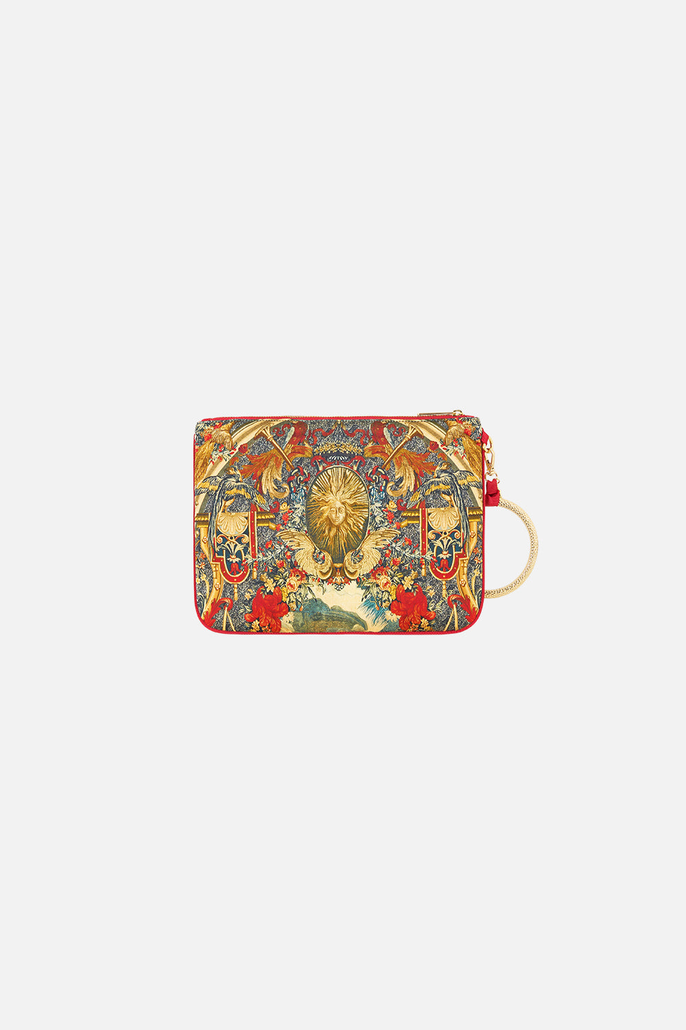 The CAMILLA Ring Scarf Clutch in our Lifeís Rich Tapestry print.