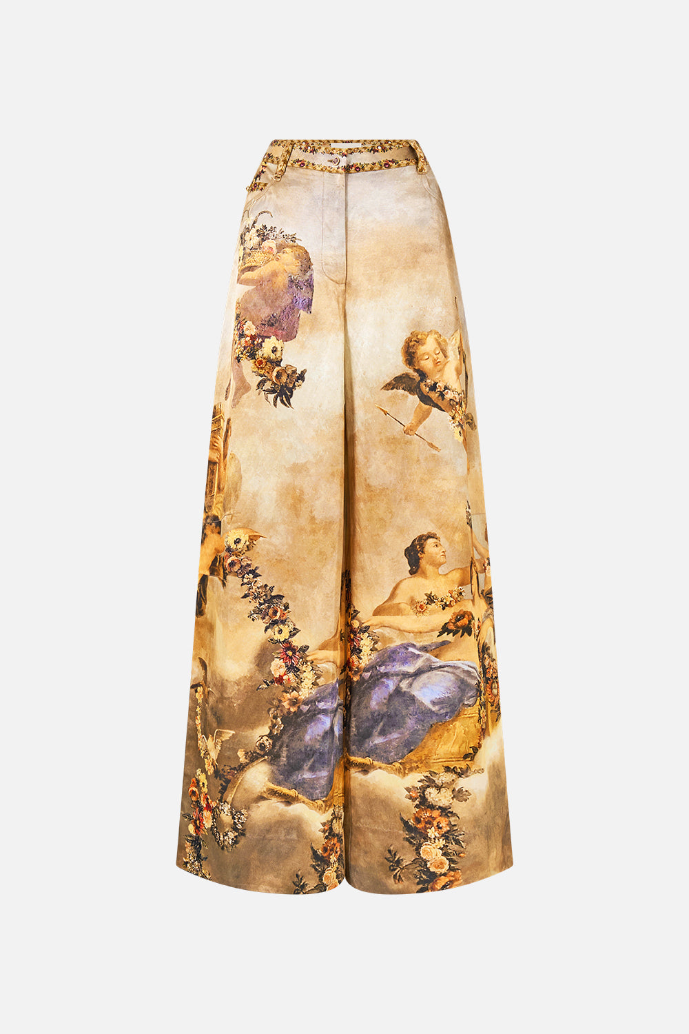 RELAXED TROUSER WITH BACK YOKE QUEEN OF BOHEMIA