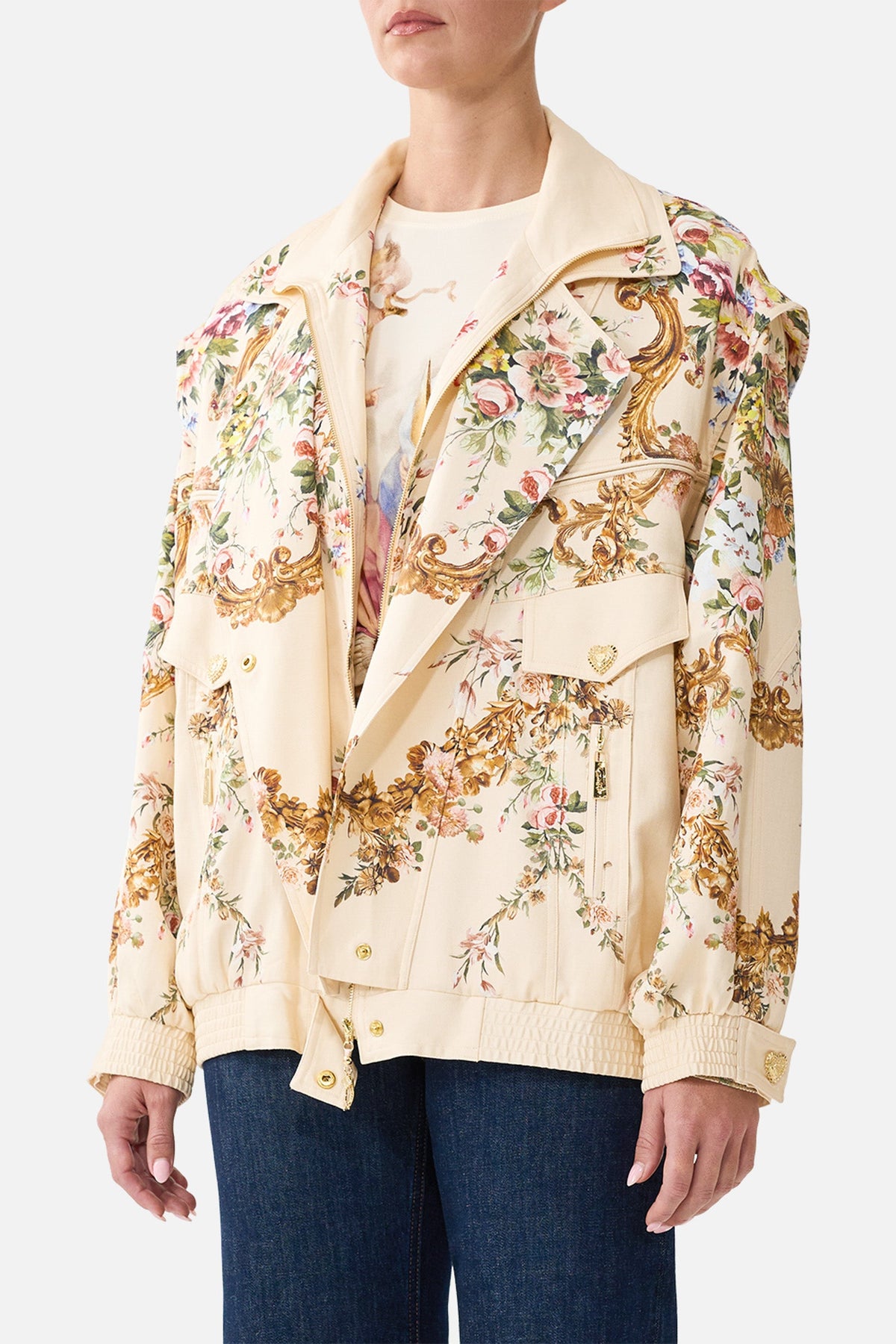 DOUBLE COLLARED OVERSIZED JACKET A CERTAIN JE NE SAIS QUOI