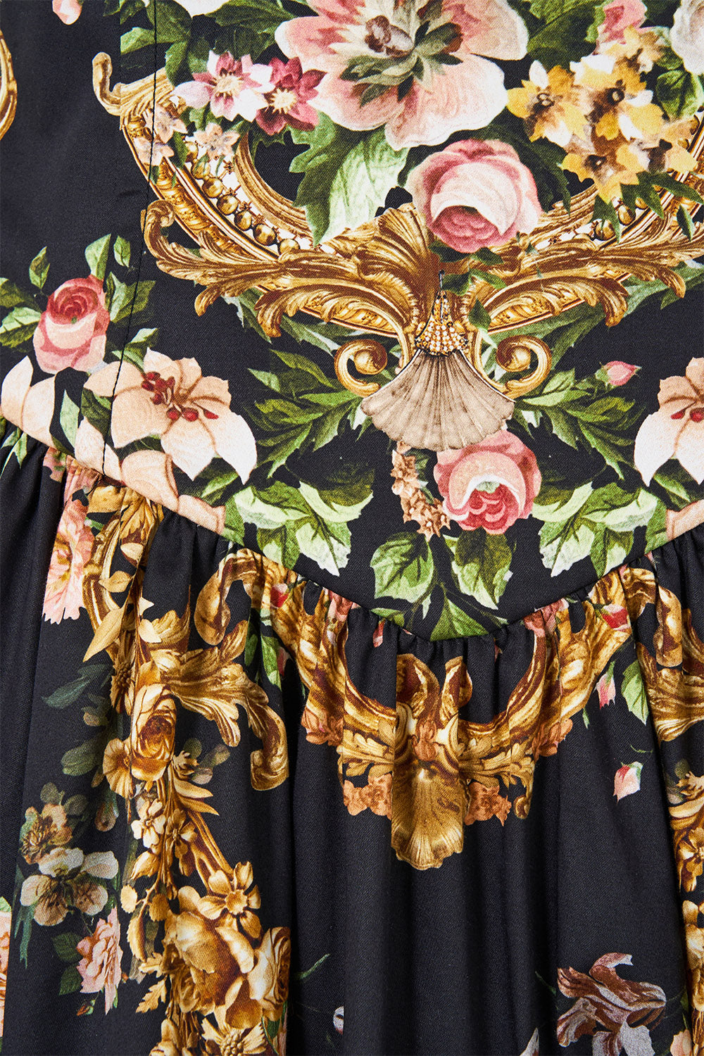 CORSET WAIST MINI DRESS VERSAILLES OR DIE