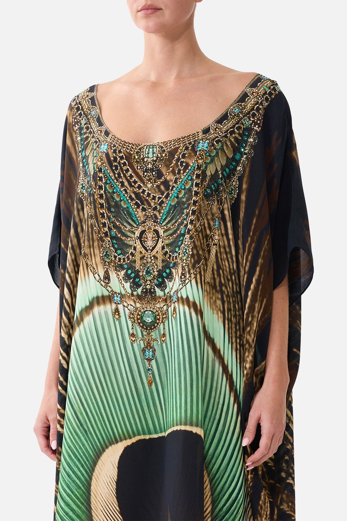 ROUND NECK KAFTAN A WINK TO THE WILD